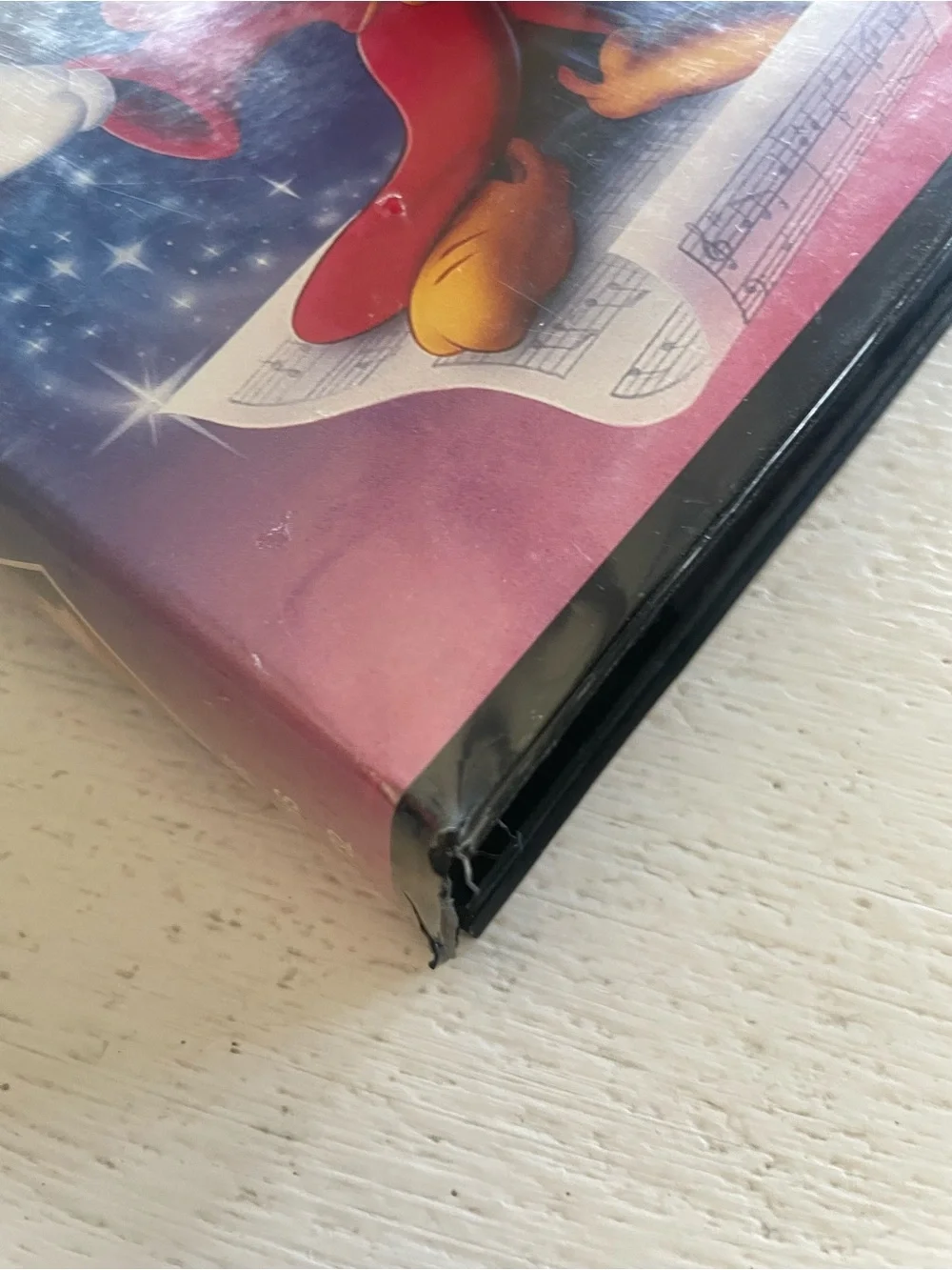 Vintage 1991 Disney Fantasia VHS Black Clamshell Mickey Nostalgia